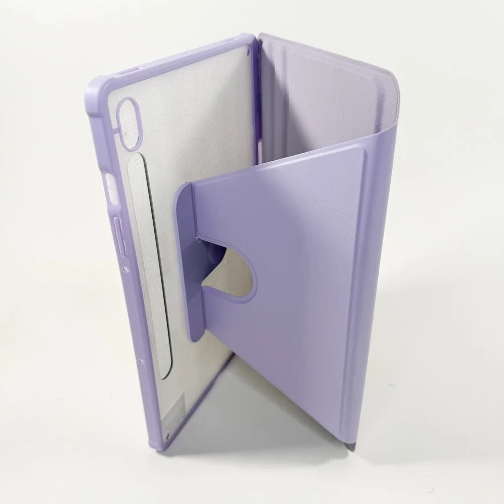 Galaxy Tab S9 / S9 FE Case Lavender JETech Rotating Stand Cover Auto Sleep